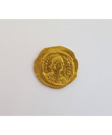 Złota moneta z VI wieku -...